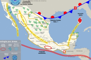 En las pr&oacute;ximas horas ingresara el frente frio n&uacute;mero 13, pronosticas fuertes vientos