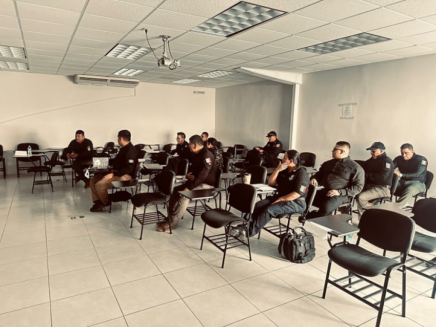 Participan elementos de la SSPE en curso de Inteligencia y Contrainteligencia Policial