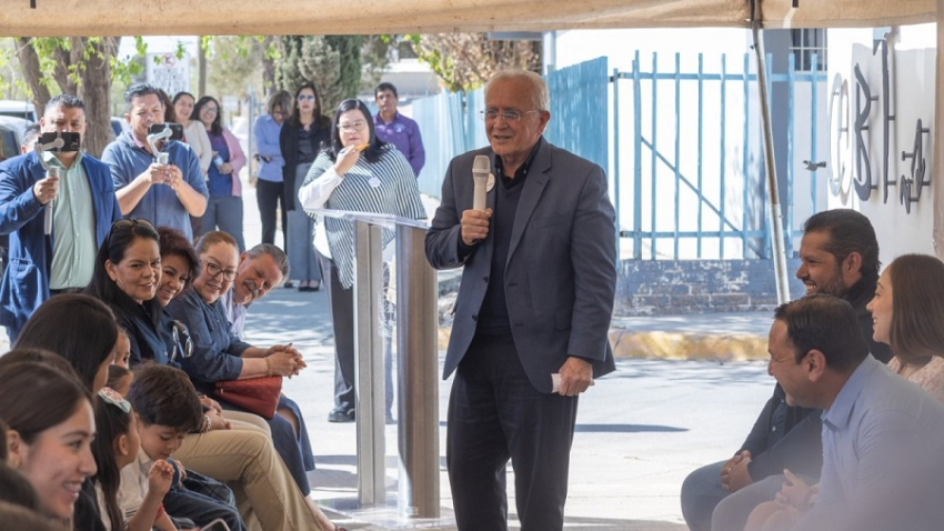 Invierten 14 millones de pesos en la rehabilitaci&oacute;n de la Belisario Ch&aacute;vez