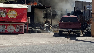 Desconocen las causas del incendio en la desponchadora Am&eacute;ricas