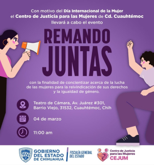 Invita CEJUM al foro &ldquo;Remando Juntas&rdquo; en el teatro de c&aacute;mara