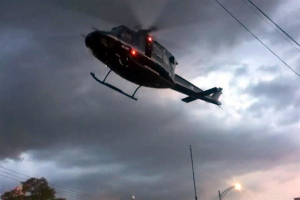 Patrullan la ciudad con helic&oacute;ptero