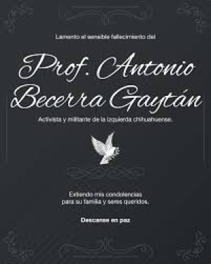 Lamentan en redes muerte del exdiputado Antonio Becerra Gayt&aacute;n