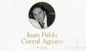 Velar&aacute;n a Juan Pablo Corral el primero de abril