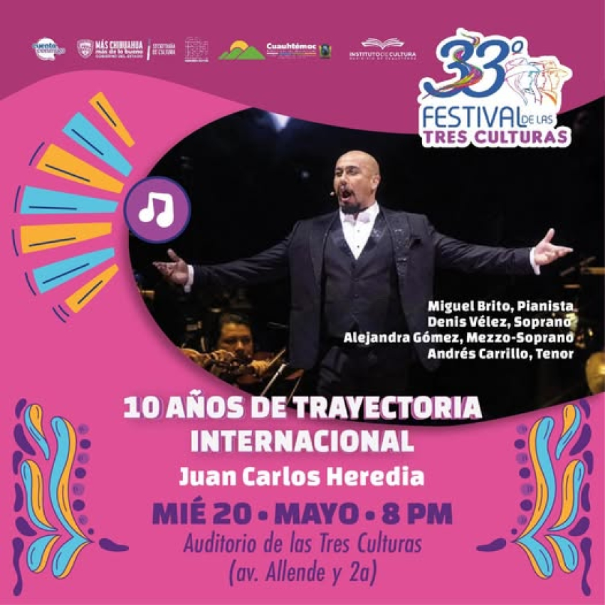 Hoy Juan Carlos Heredia en el festival de las 3 culturas