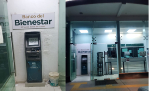 Cajeros de bienestar sin dinero y sin servicio