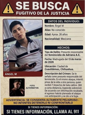 Publican foto de posible homicida