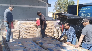 La Presidencia Seccional de An&aacute;huac llev&oacute; a cabo la cuarta entrega de cemento del programa Construye en Grandeza