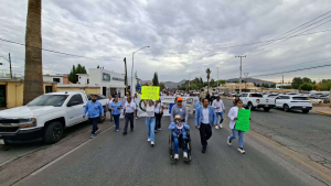 Marchan sindicalizados de la Uach; exigen respeto al contrato colectivo