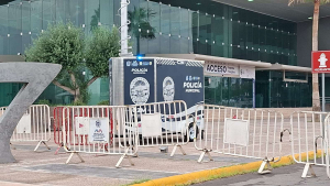 Preparan centro de convenciones para el informe de Bonilla