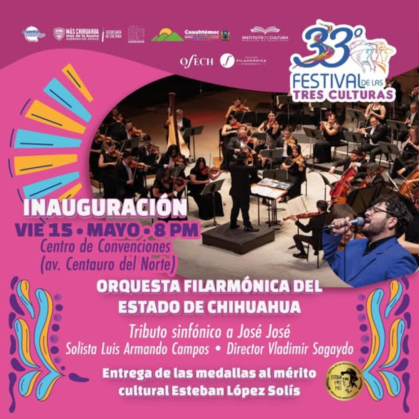 Hoy inicia la fiesta del festival de las 3 culturas con tributo a Jose Jose