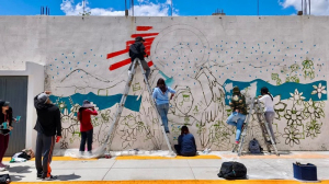 Apoya Presidencia talento de pintura en murales